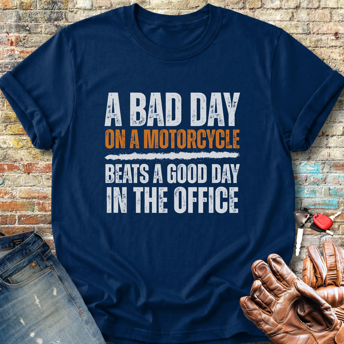 A Bad Day Classic T-Shirt - Navy