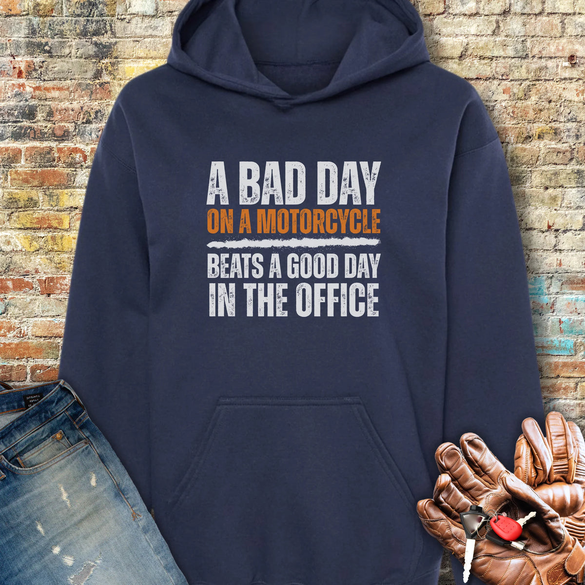 A Bad Day Hoodie - Navy