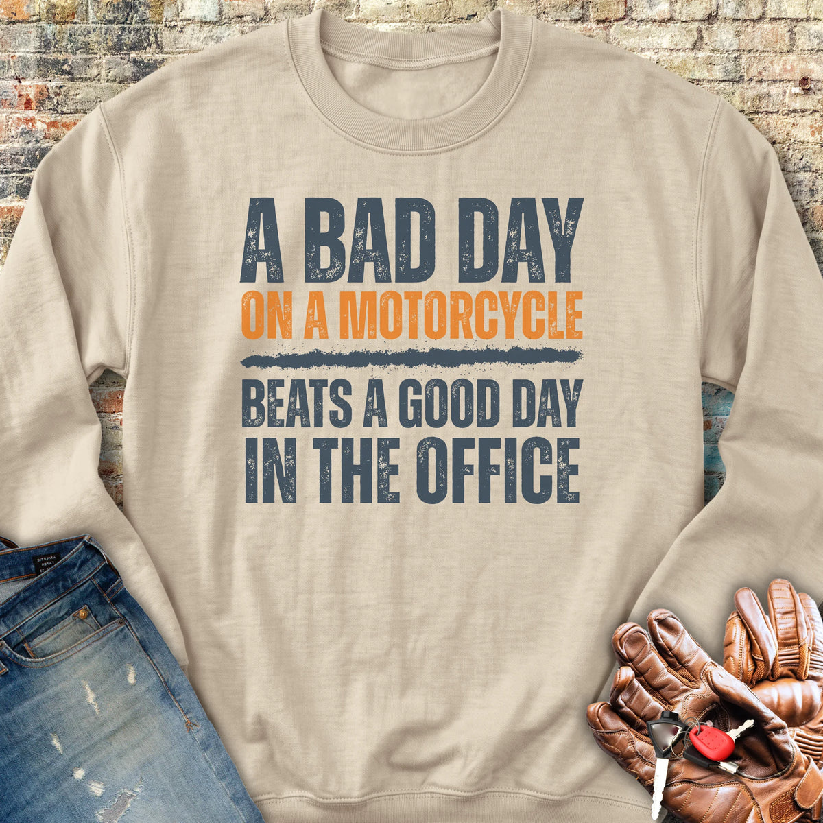 A Bad Day Sweatshirt - Sand