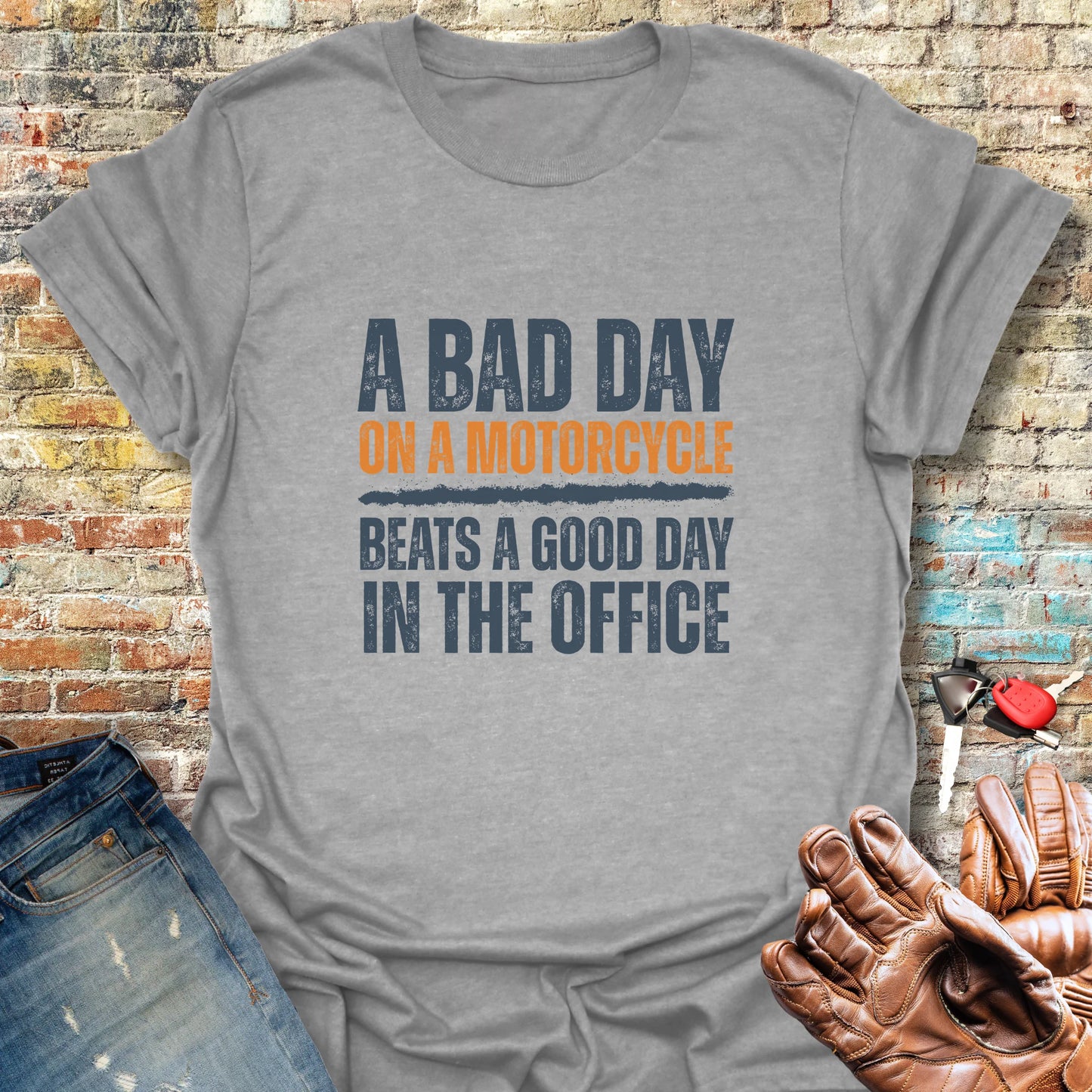 A Bad Day T-Shirt - Sport Grey