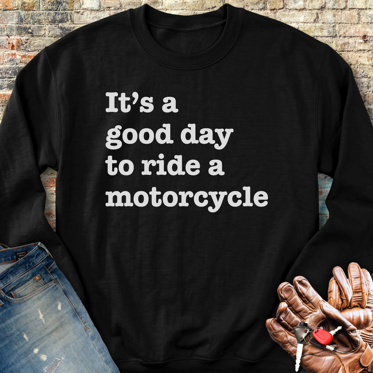 A Good Day Sweatshirt - Black