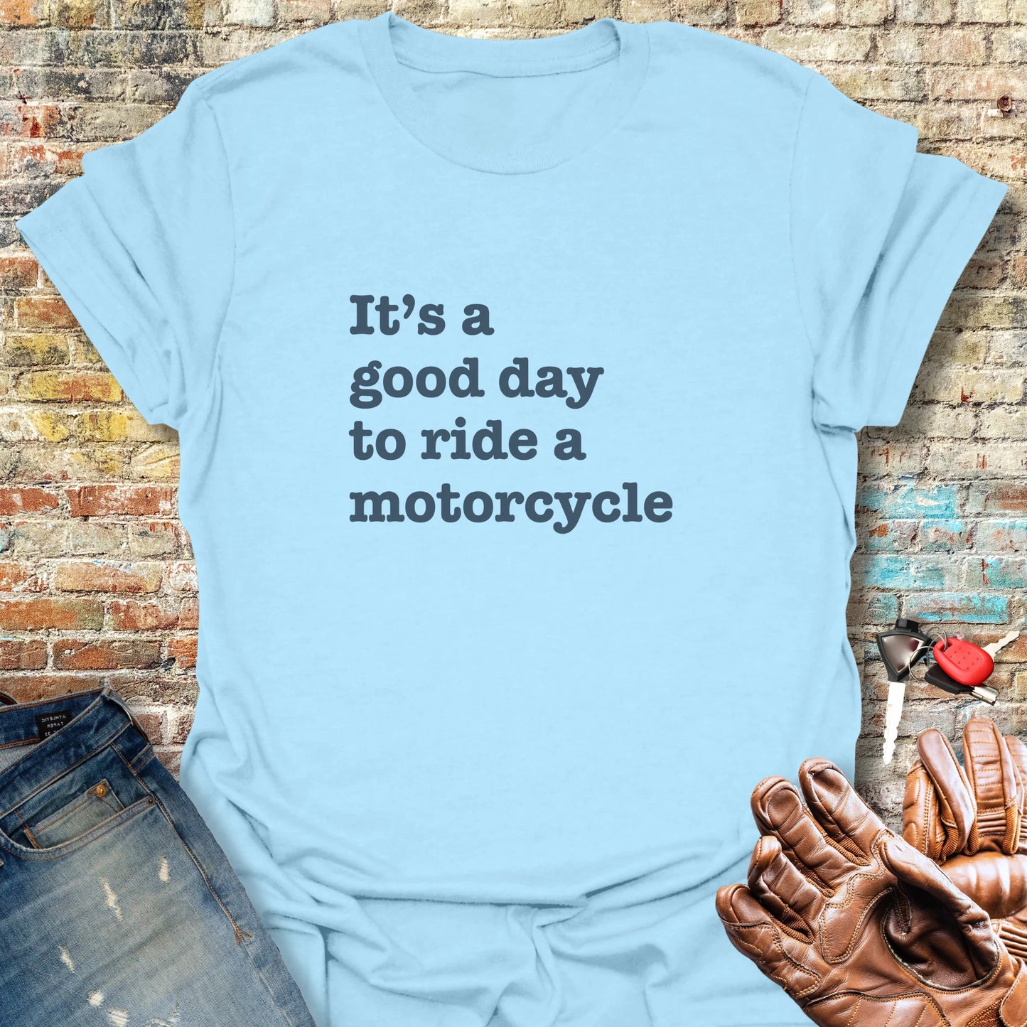 A Good Day T-Shirt - Light Blue
