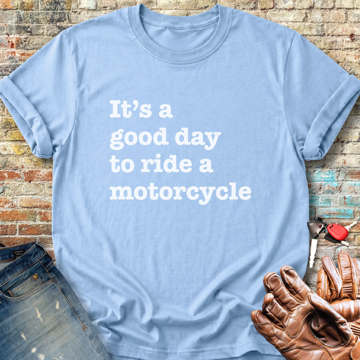 A Good Day Classic T-Shirt - Light Blue