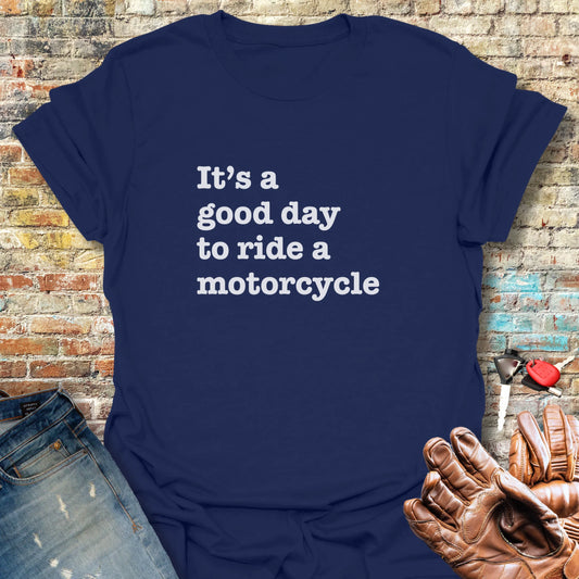 A Good Day T-Shirt - Navy