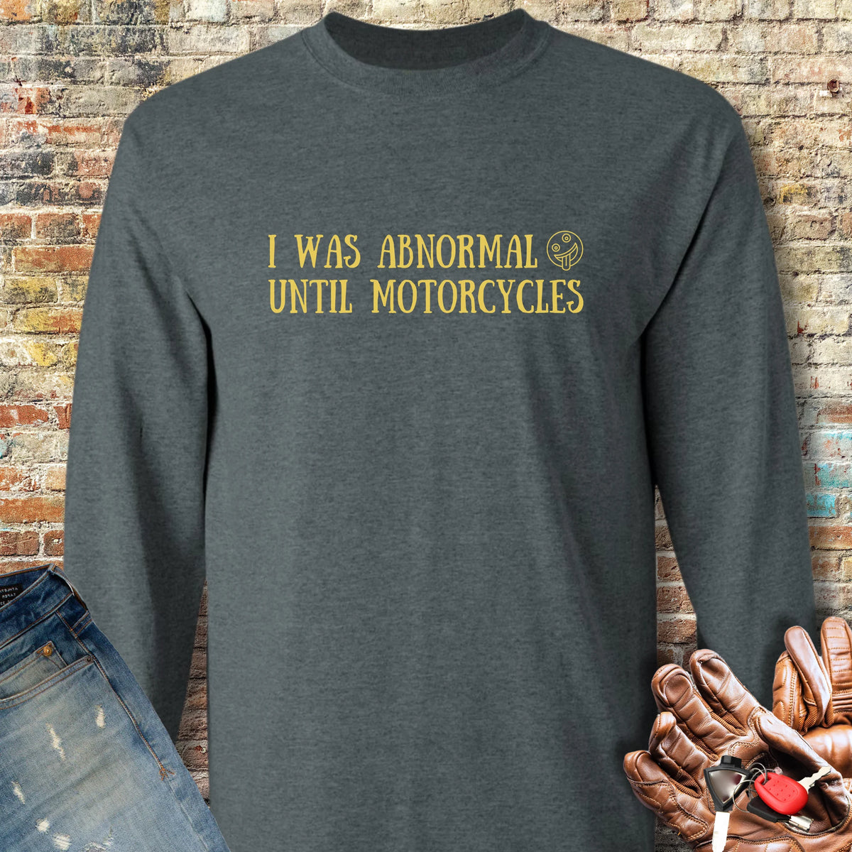 Abnormal Long Sleeve T-Shirt - Dark Heather