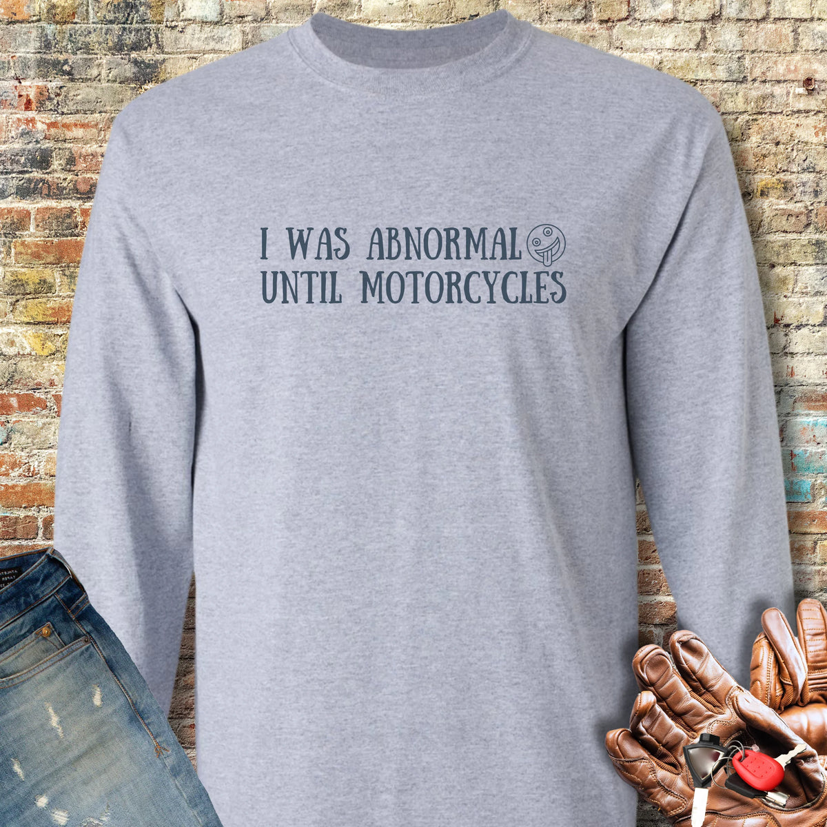 Abnormal Long Sleeve T-Shirt - Sport Grey