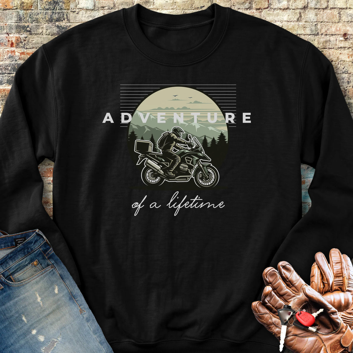 Adventure Of A Lifetime Sweatshirt - Black