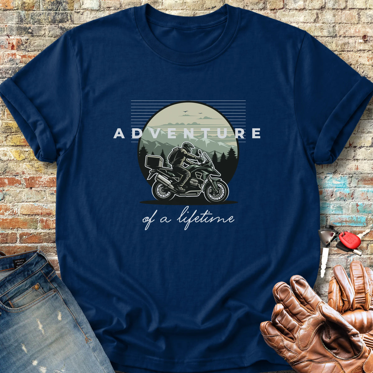 Adventure Of A Lifetime Classic T-Shirt - Navy
