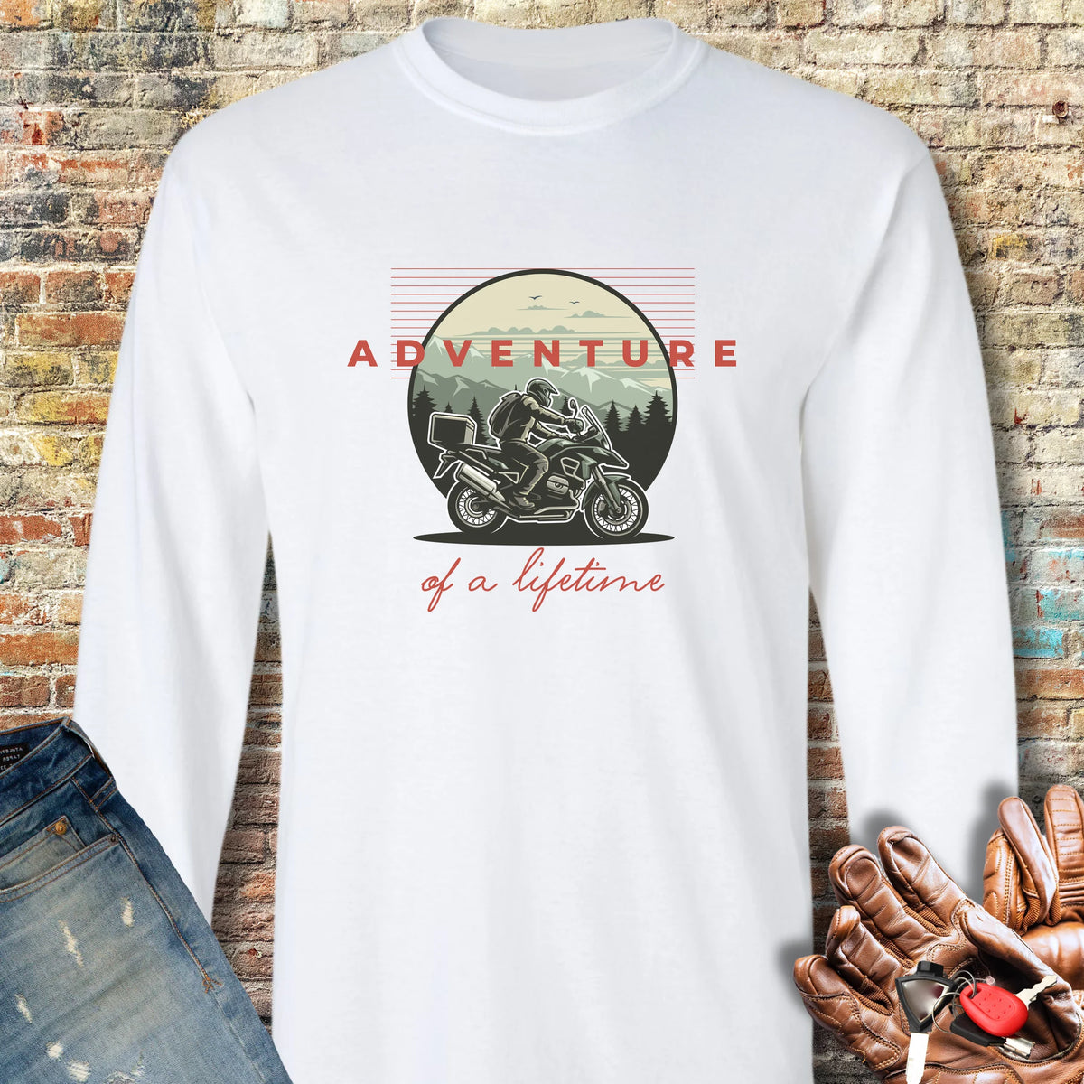 Adventure Of A Lifetime Long Sleeve T-Shirt - White