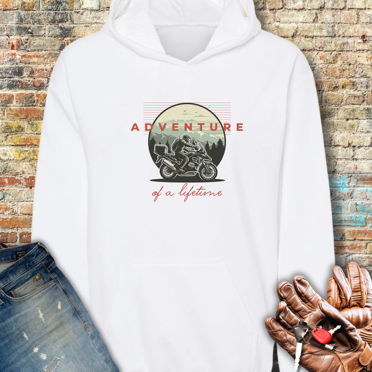 Adventure Of A Lifetime Hoodie - White