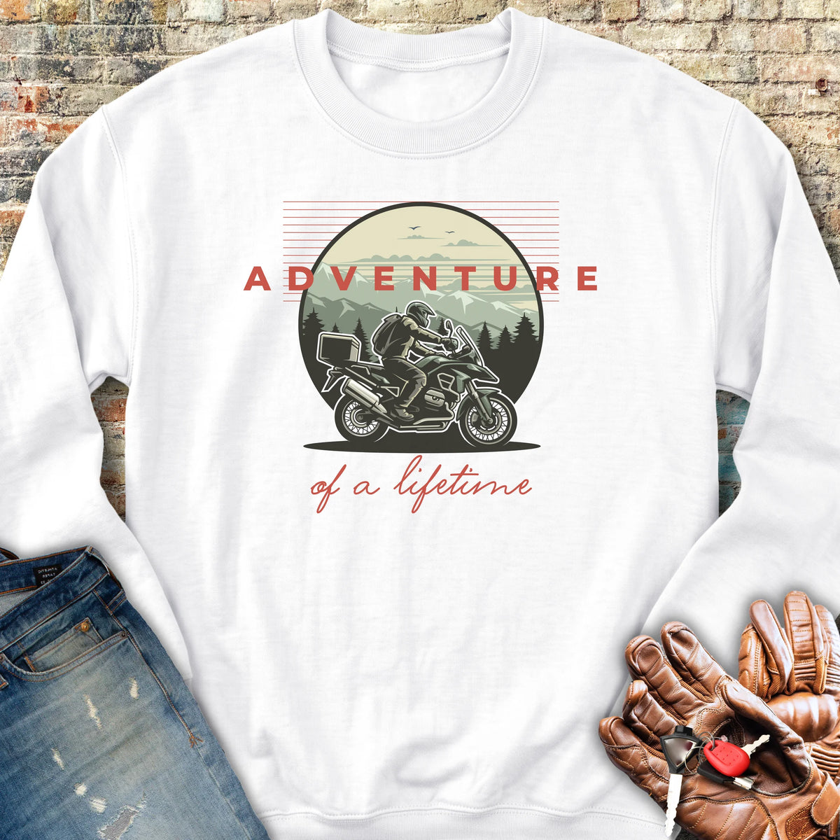 Adventure Of A Lifetime Sweatshirt - White