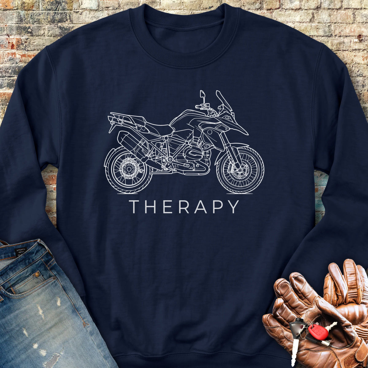 Adventure Therapy Sweatshirt - Navy