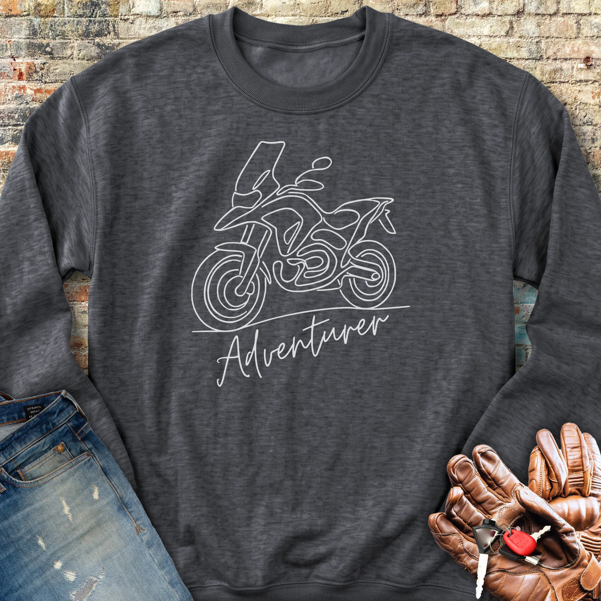 Adventurer Line Sweatshirt - Dark Heather