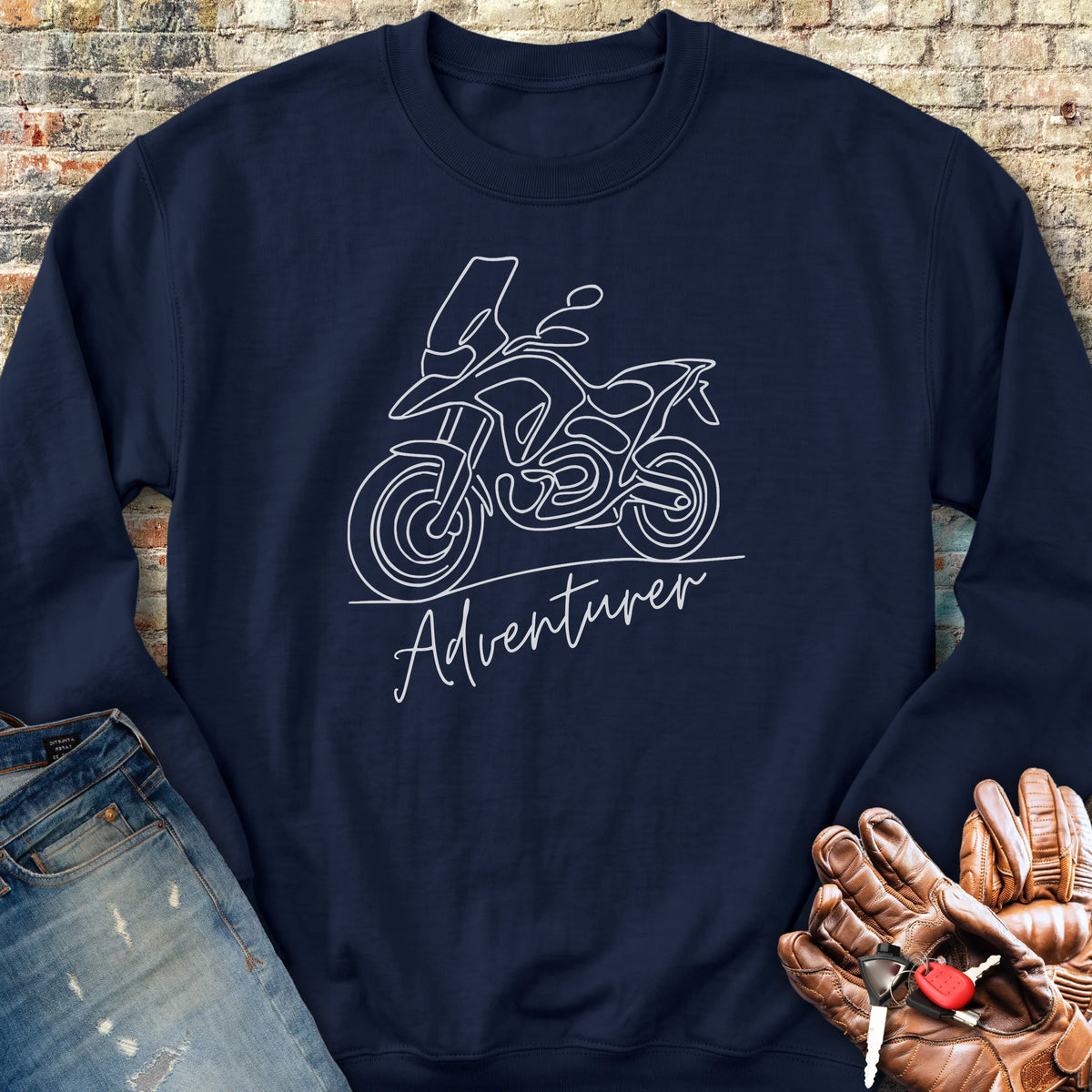 Adventurer Line Sweatshirt - Navy
