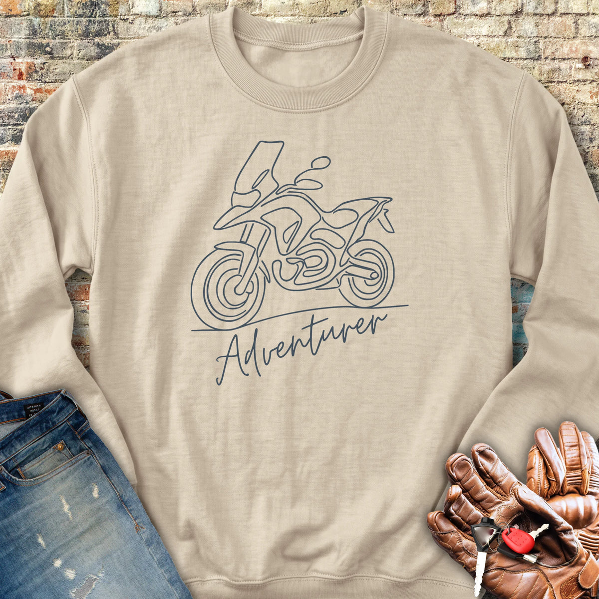 Adventurer Line Sweatshirt - Sand