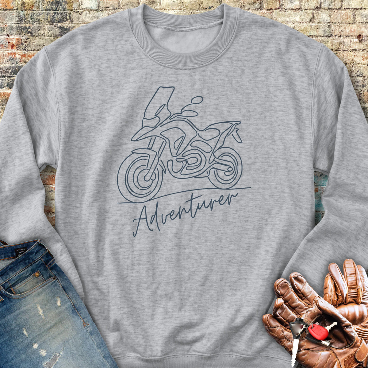 Adventurer Line Sweatshirt - Sport Grey