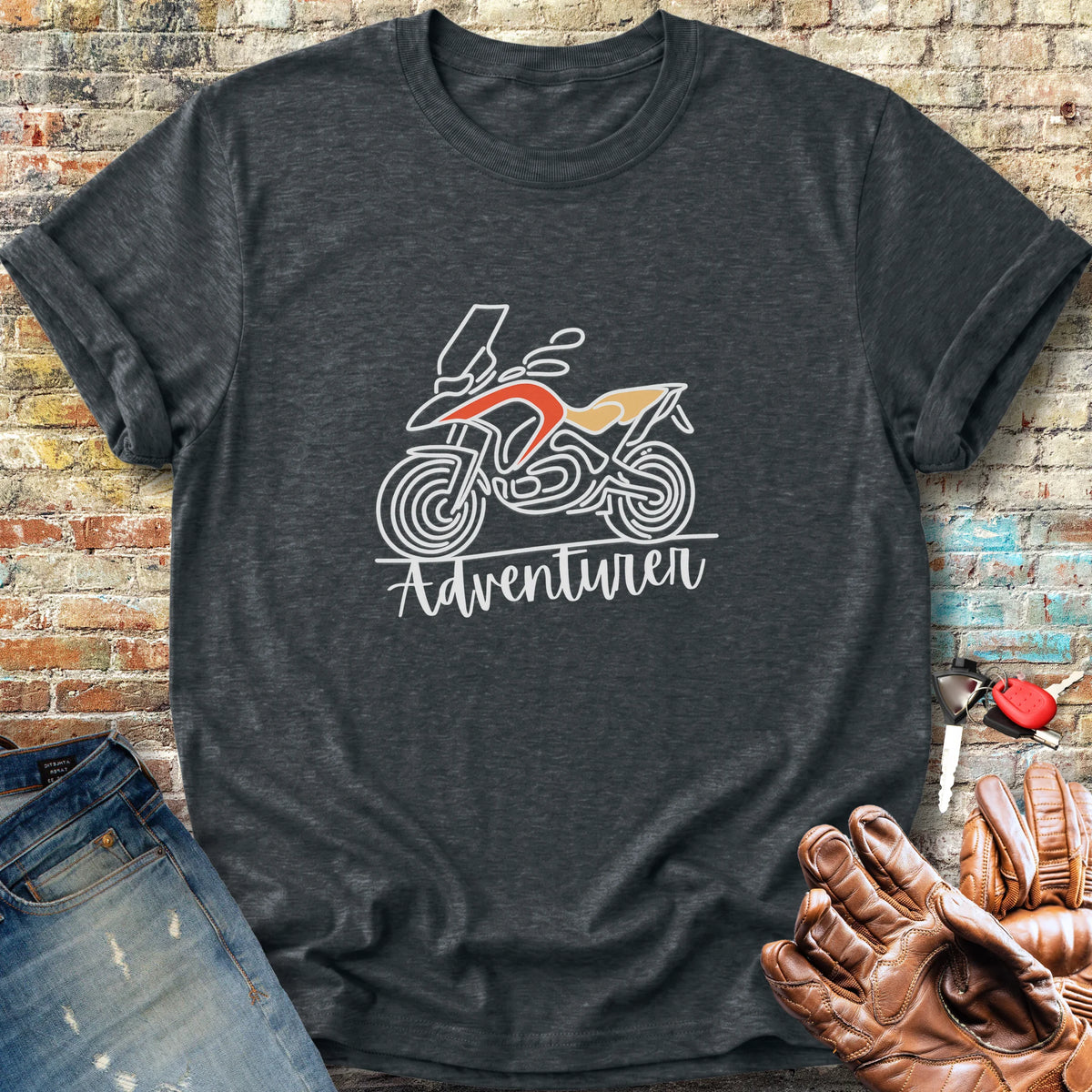 Adventurer Splash Classic T-Shirt - Dark Heather