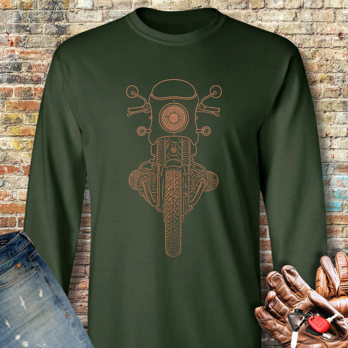 Airhead Long Sleeve T-Shirt - Forest Green