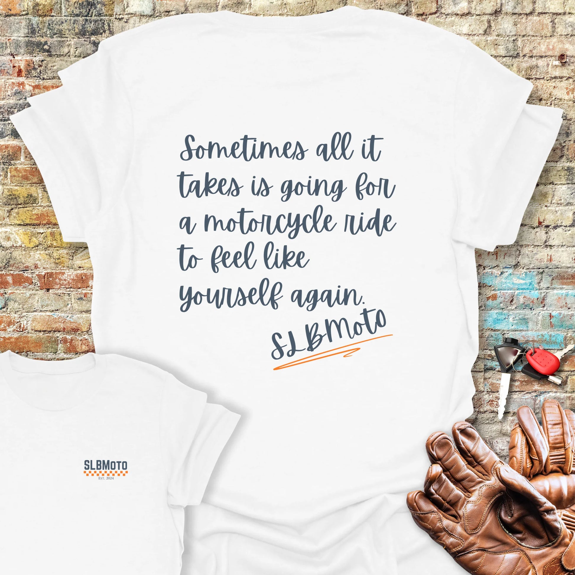 All It Takes Back Print T-Shirt - White