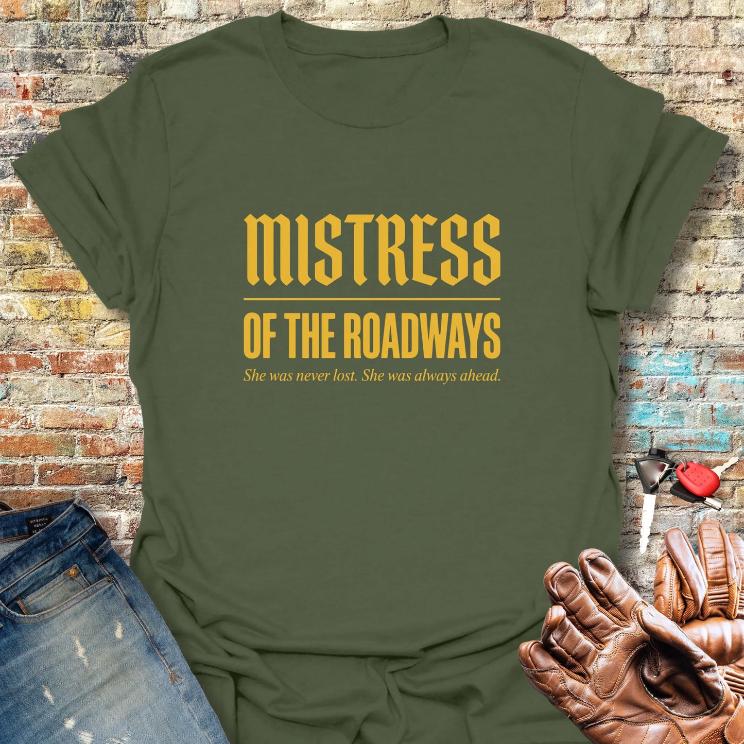 Always Ahead T-Shirt - Military Green
