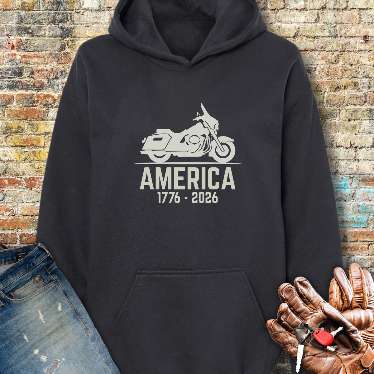 America 250 Hoodie - Black