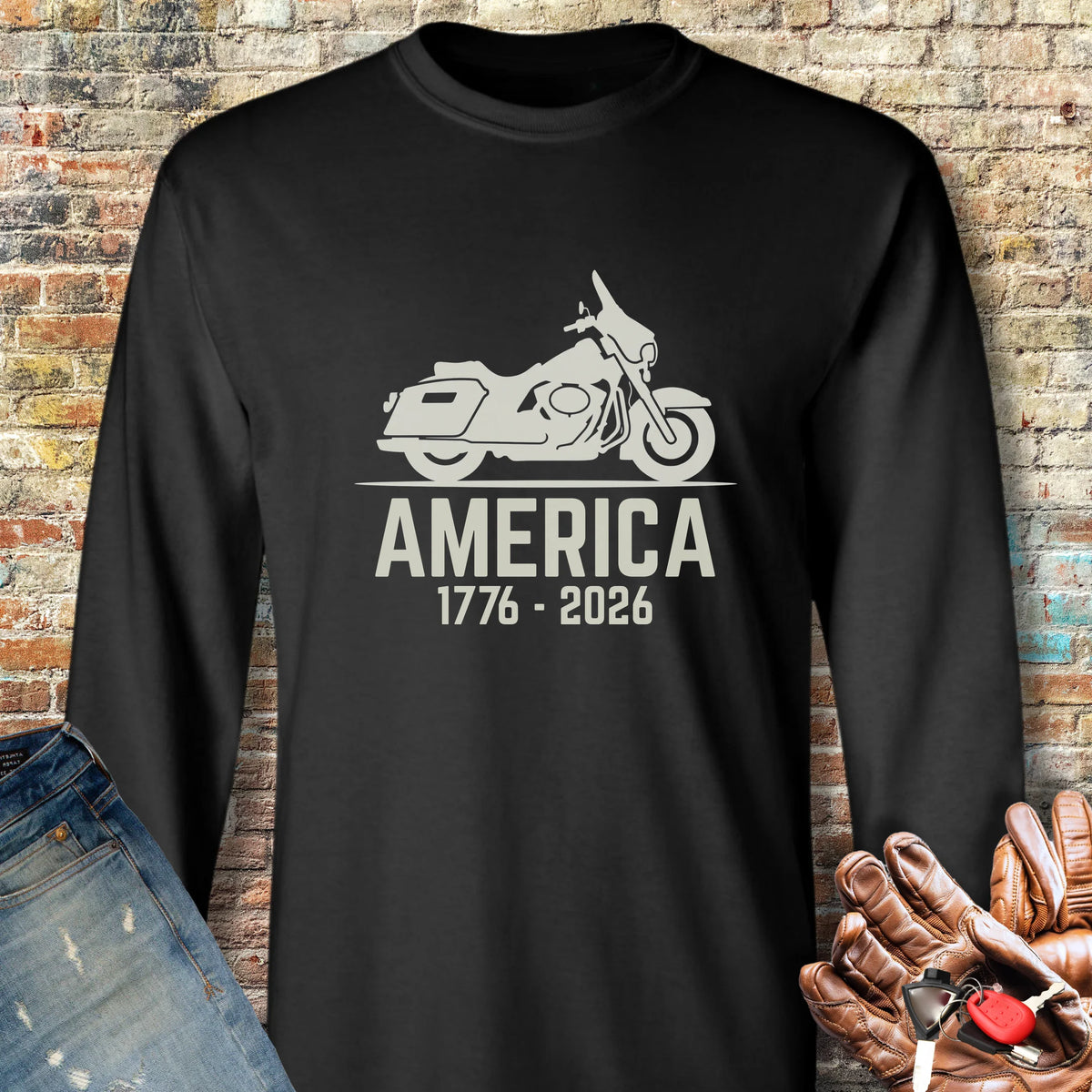 America 250 Long Sleeve T-Shirt - Black