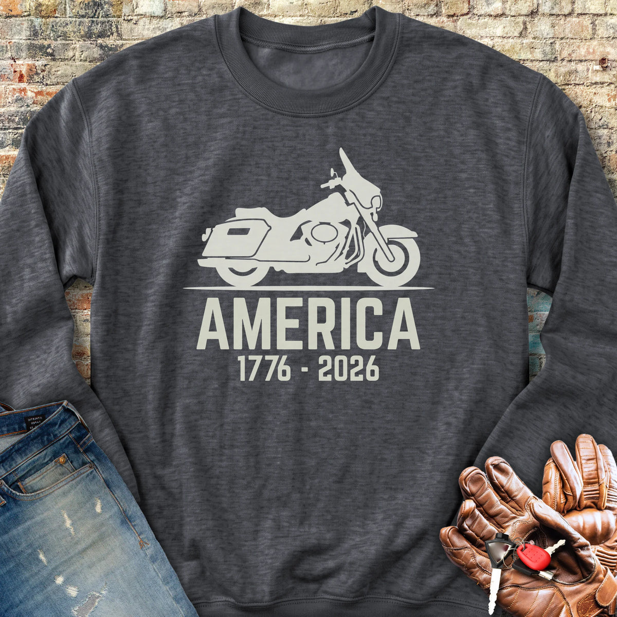 America 250 Sweatshirt - Dark Heather