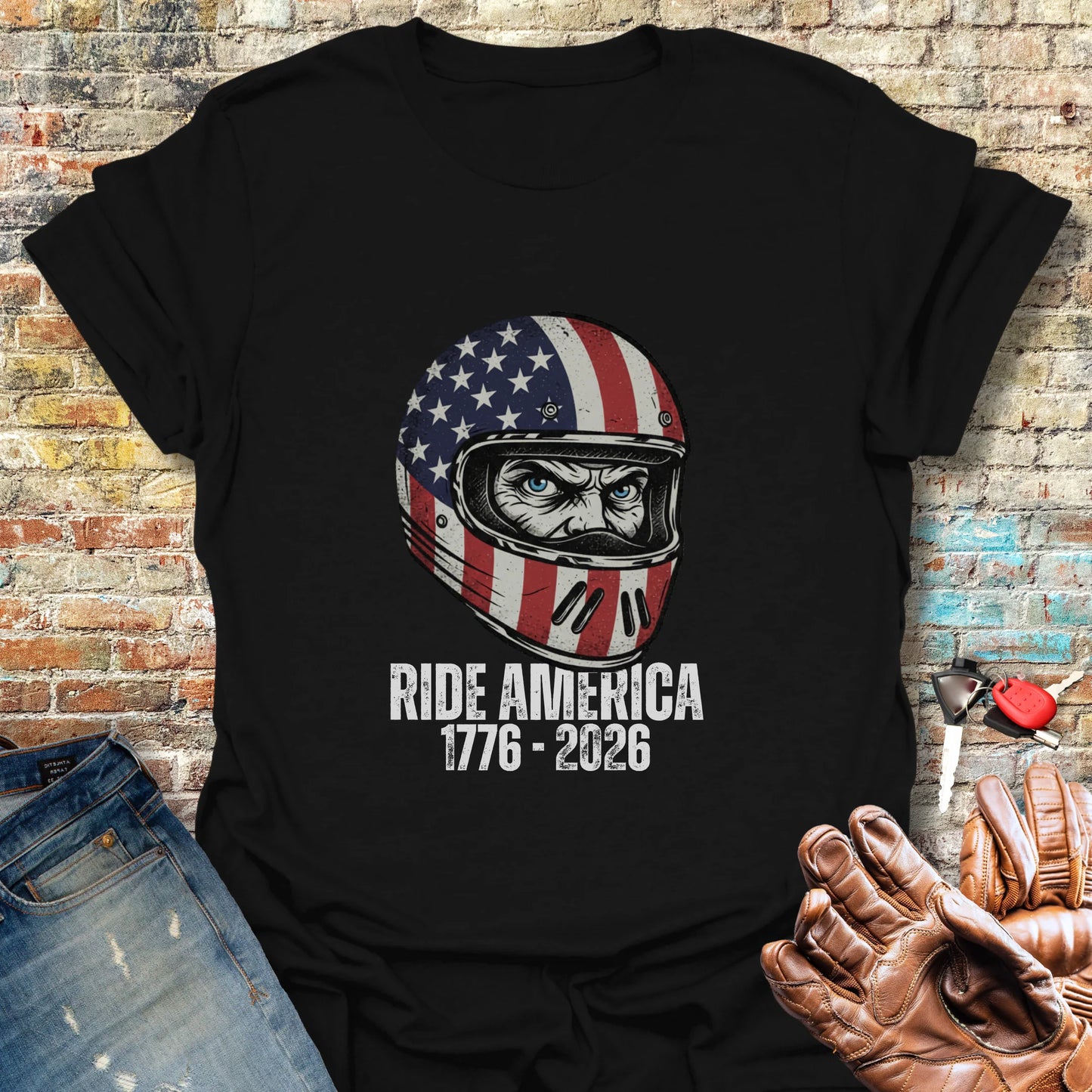 America Helmet 250 T-Shirt - Black