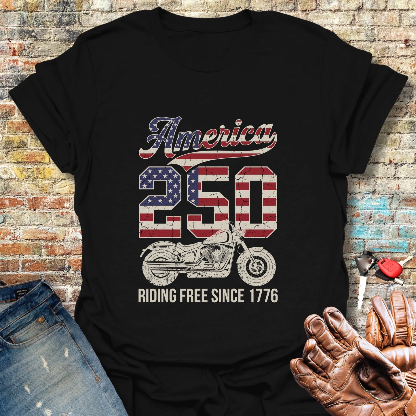 America Since 1776 T-Shirt - Black