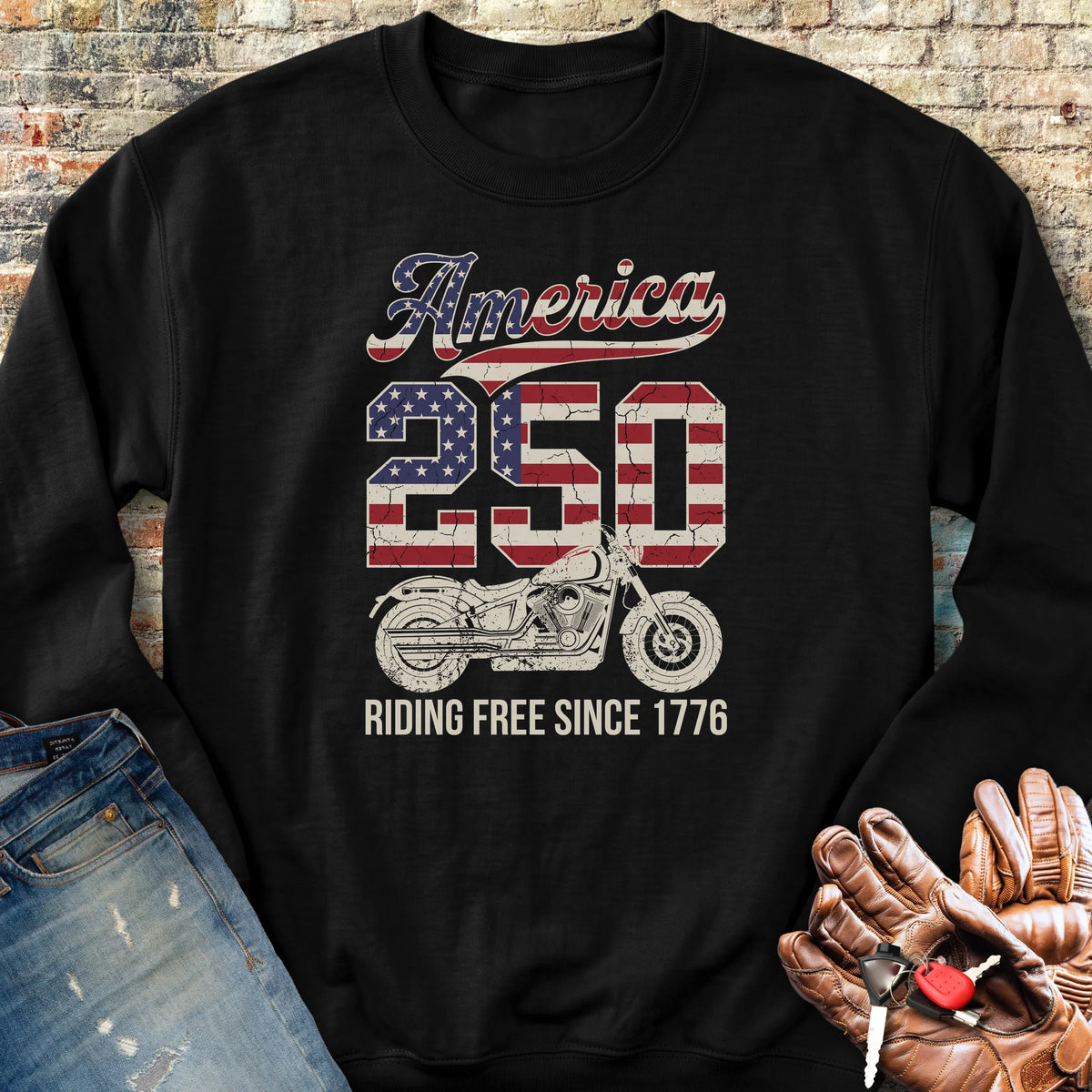 America Since 1776 Sweatshirt - Black