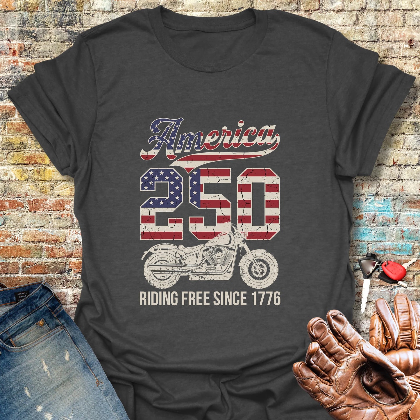 America Since 1776 T-Shirt - Dark Heather