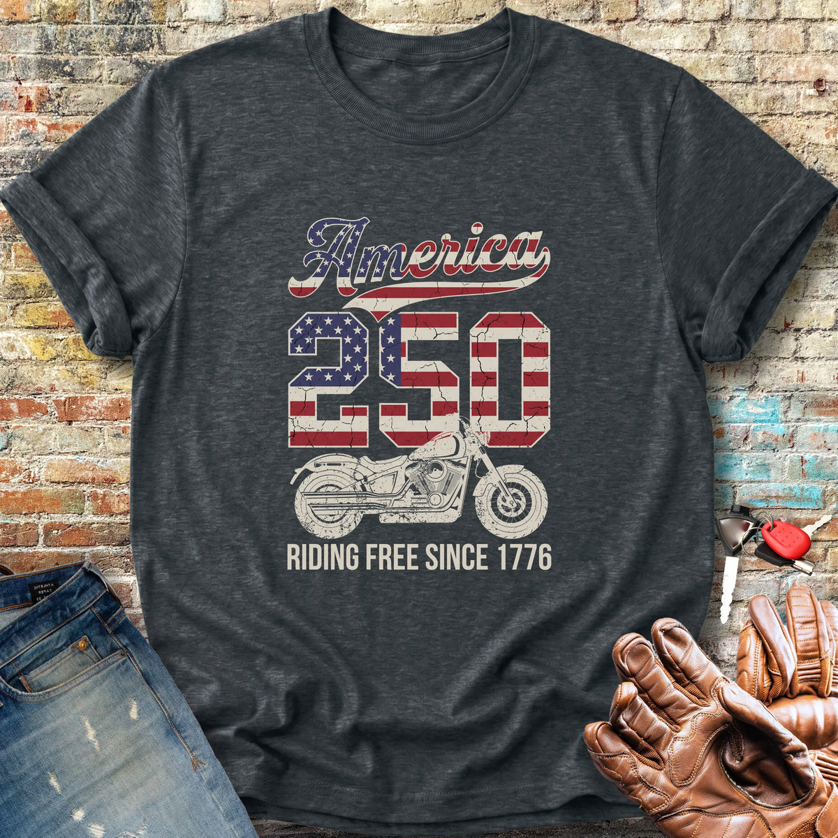America Since 1776 Classic T-Shirt - Dark Heather
