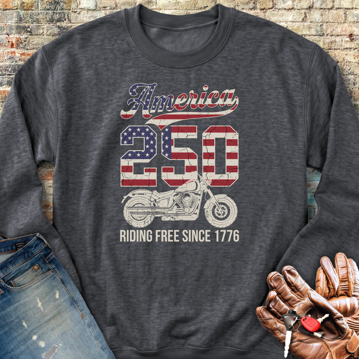 America Since 1776 Sweatshirt - Dark Heather