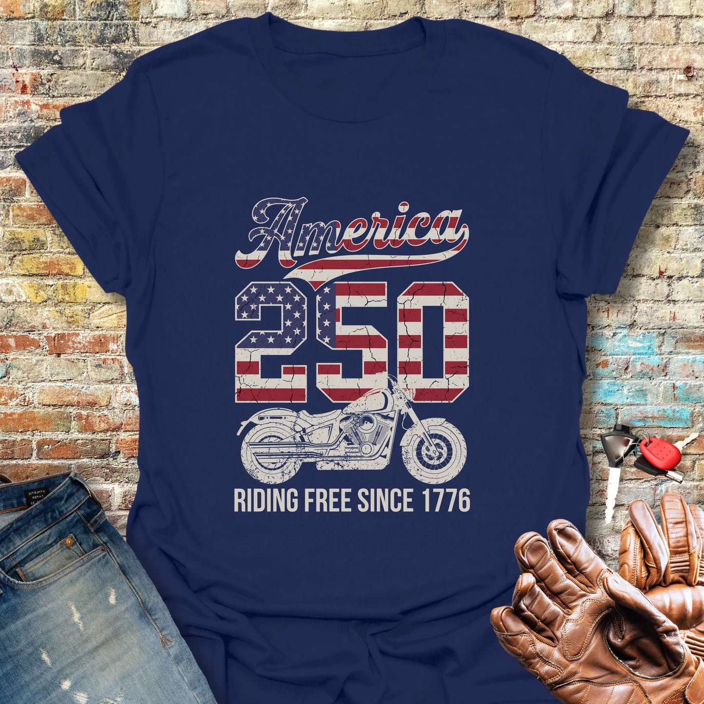America Since 1776 T-Shirt - Navy