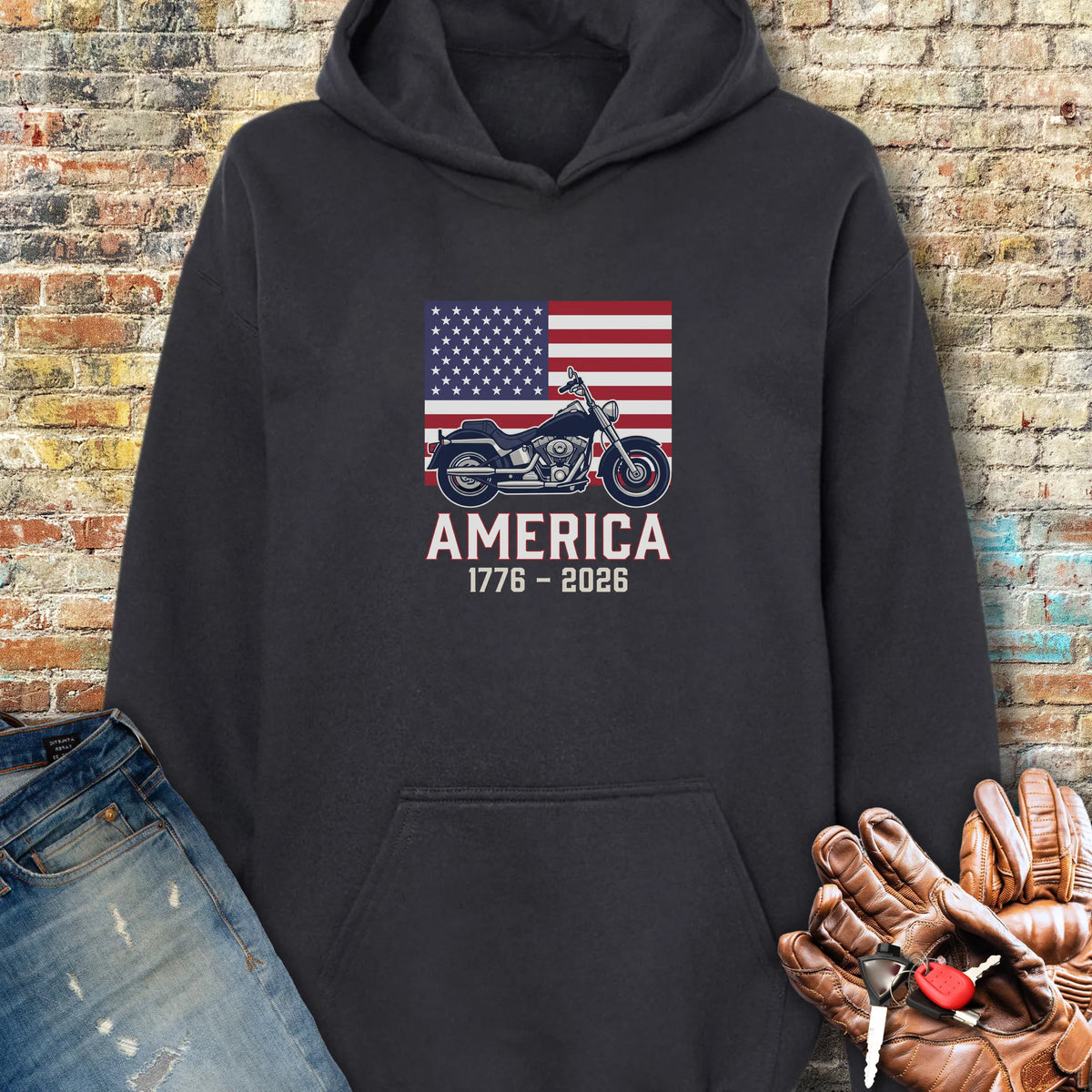 American Cruiser 250 Hoodie - Black