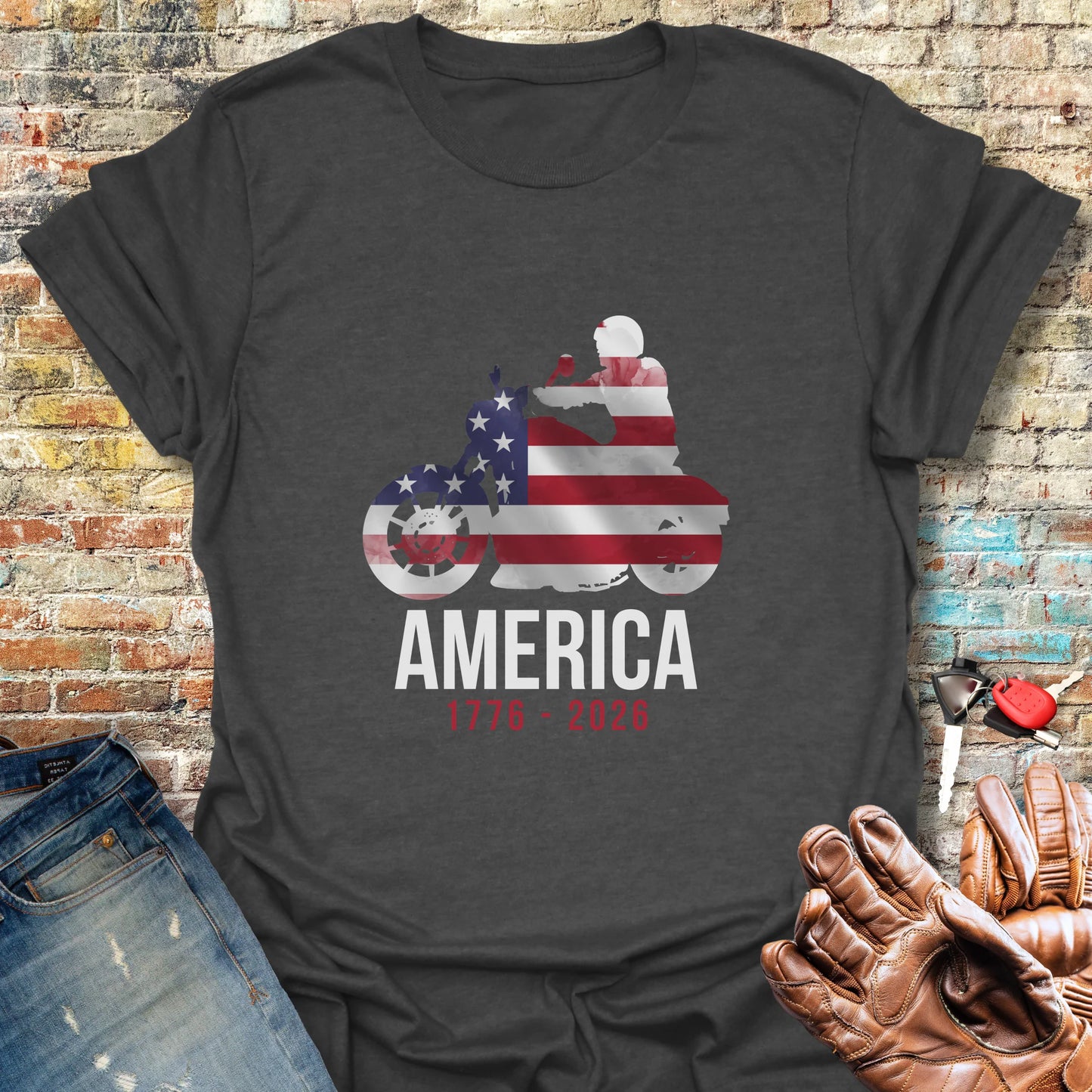 American Glory 250 T-Shirt - Dark Heather