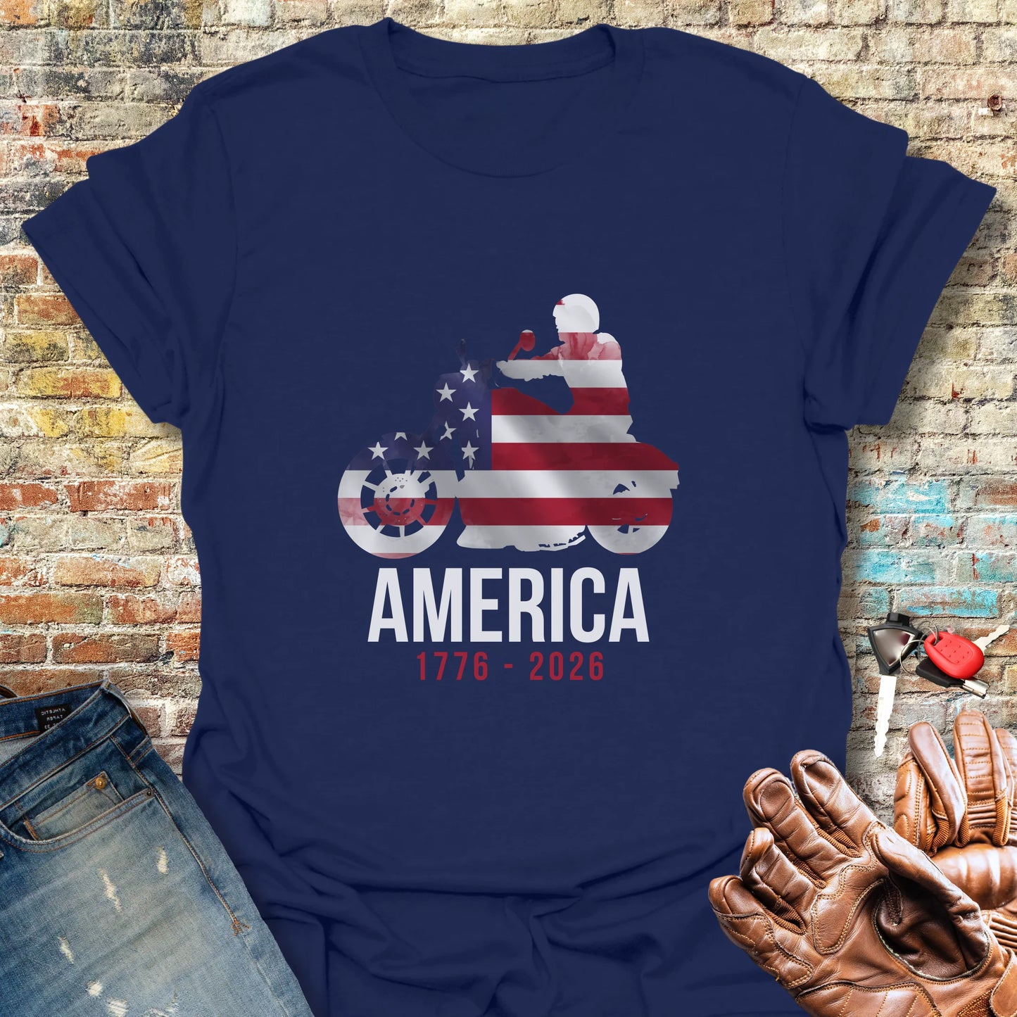 American Glory 250 T-Shirt - Navy