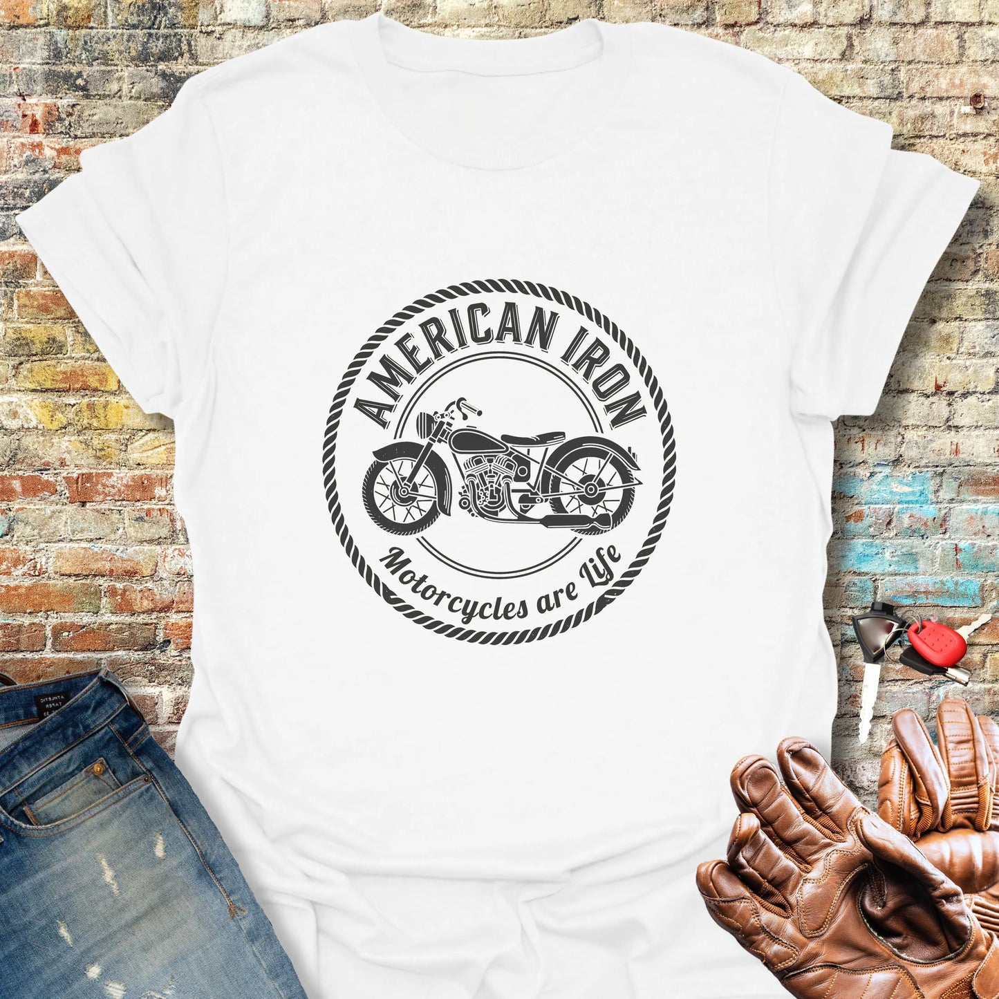 American Iron T-Shirt - White