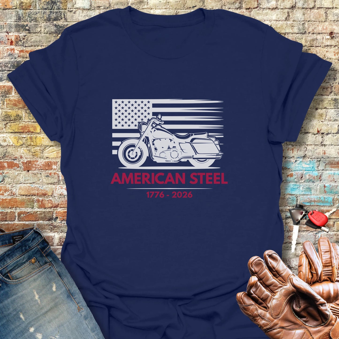 American Steel 250th T-Shirt - Navy