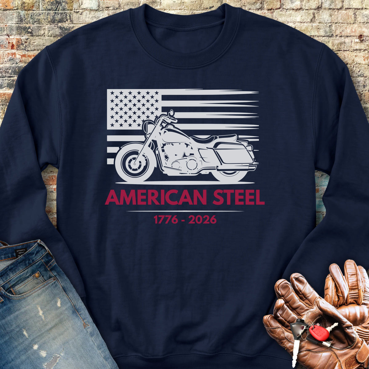 American Steel 250th Sweatshirt - Navy