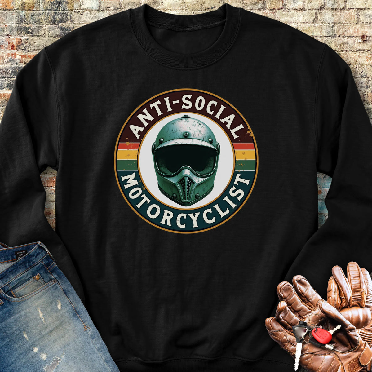 Anti-Social Sweatshirt - Black