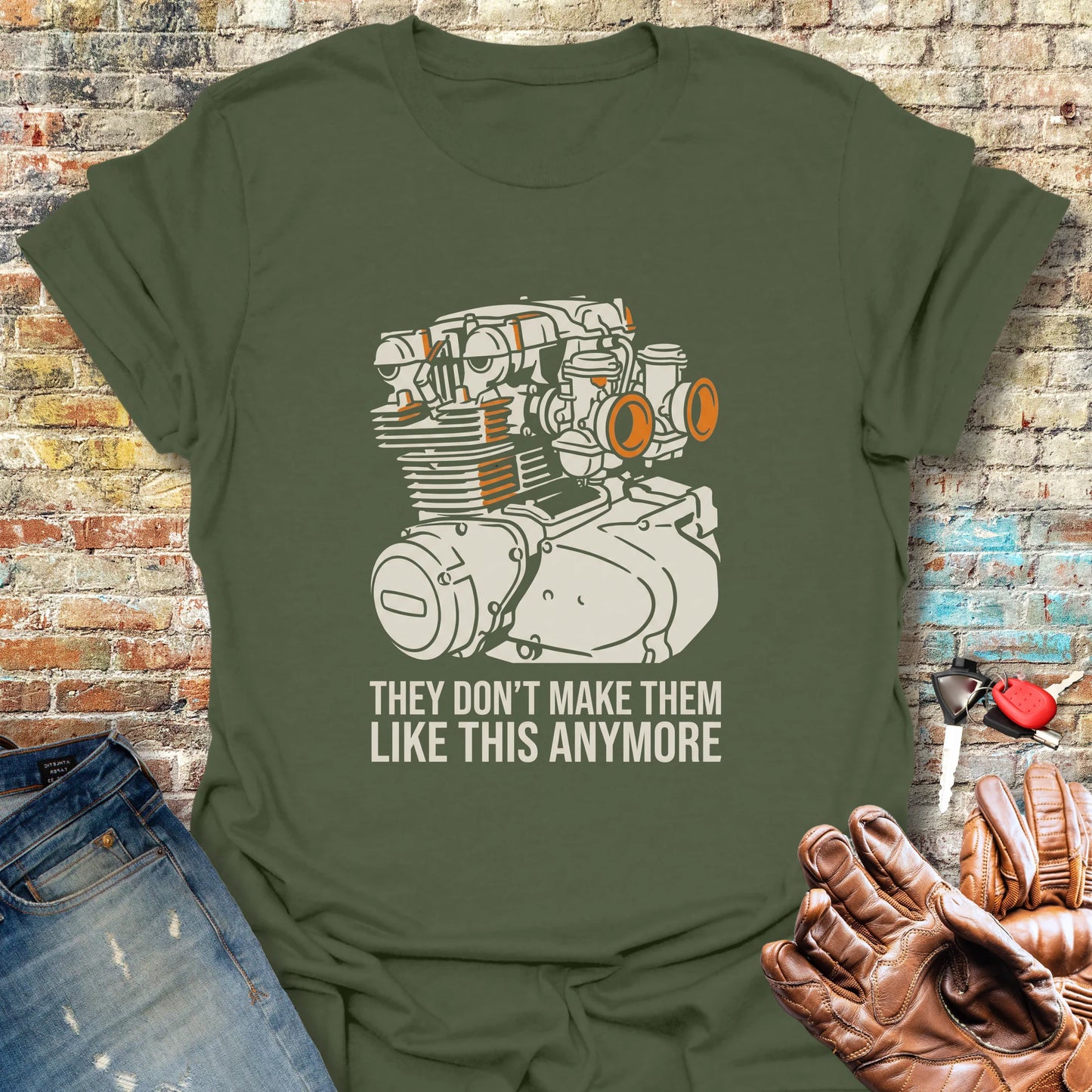 Anymore T-Shirt - Military Green