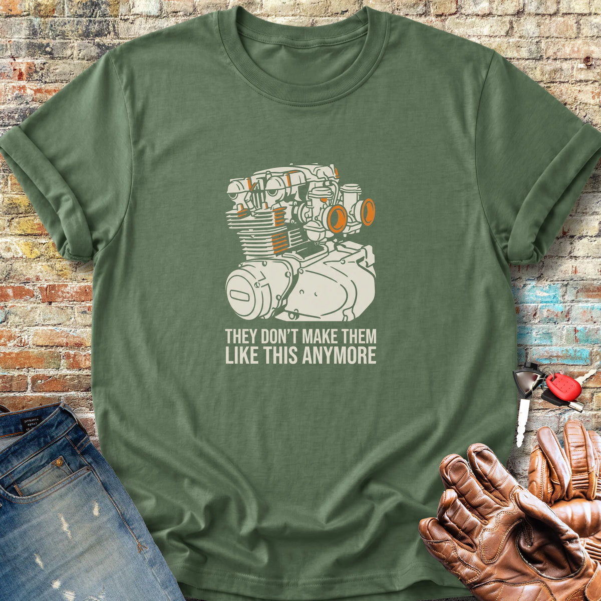 Anymore Classic T-Shirt - Military Green