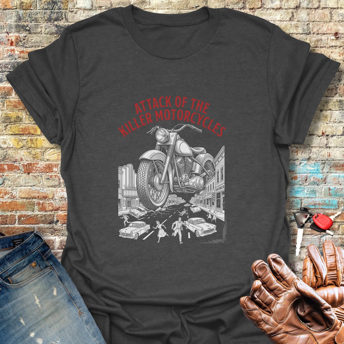 Attack T-Shirt - Dark Heather