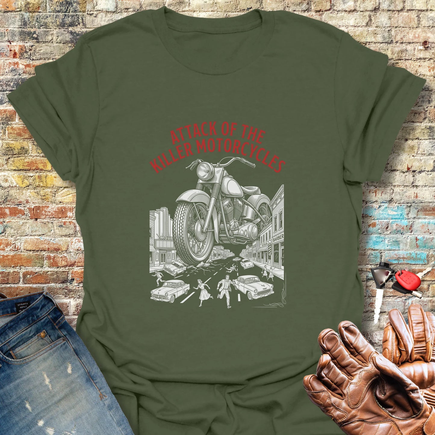 Attack T-Shirt - Military Green