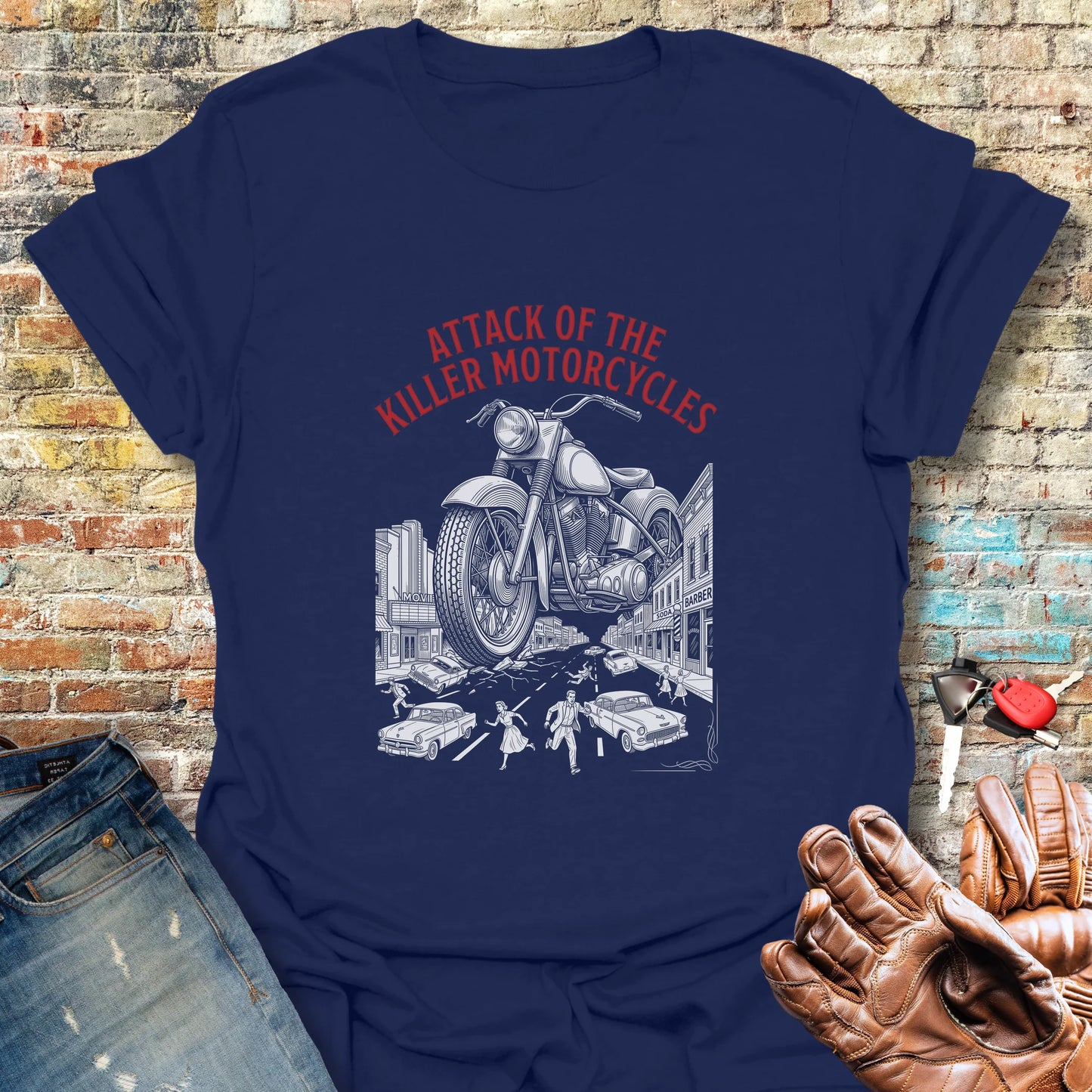Attack T-Shirt - Navy