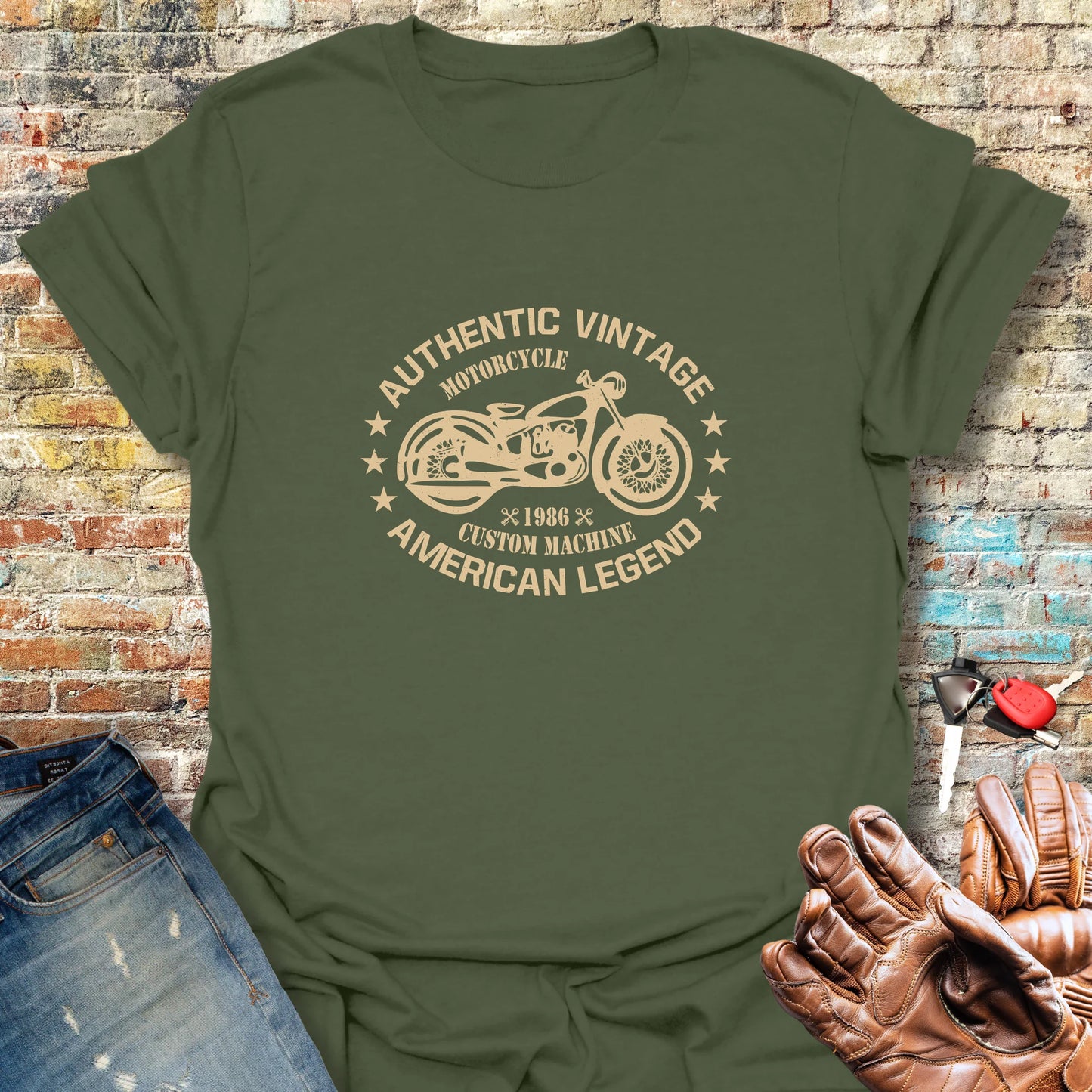 Authentic T-Shirt - Military Green