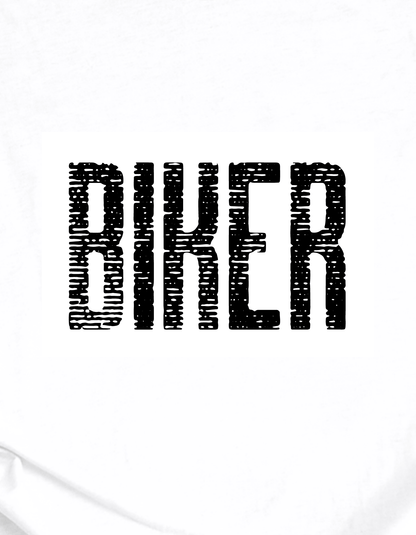 BIKER in White