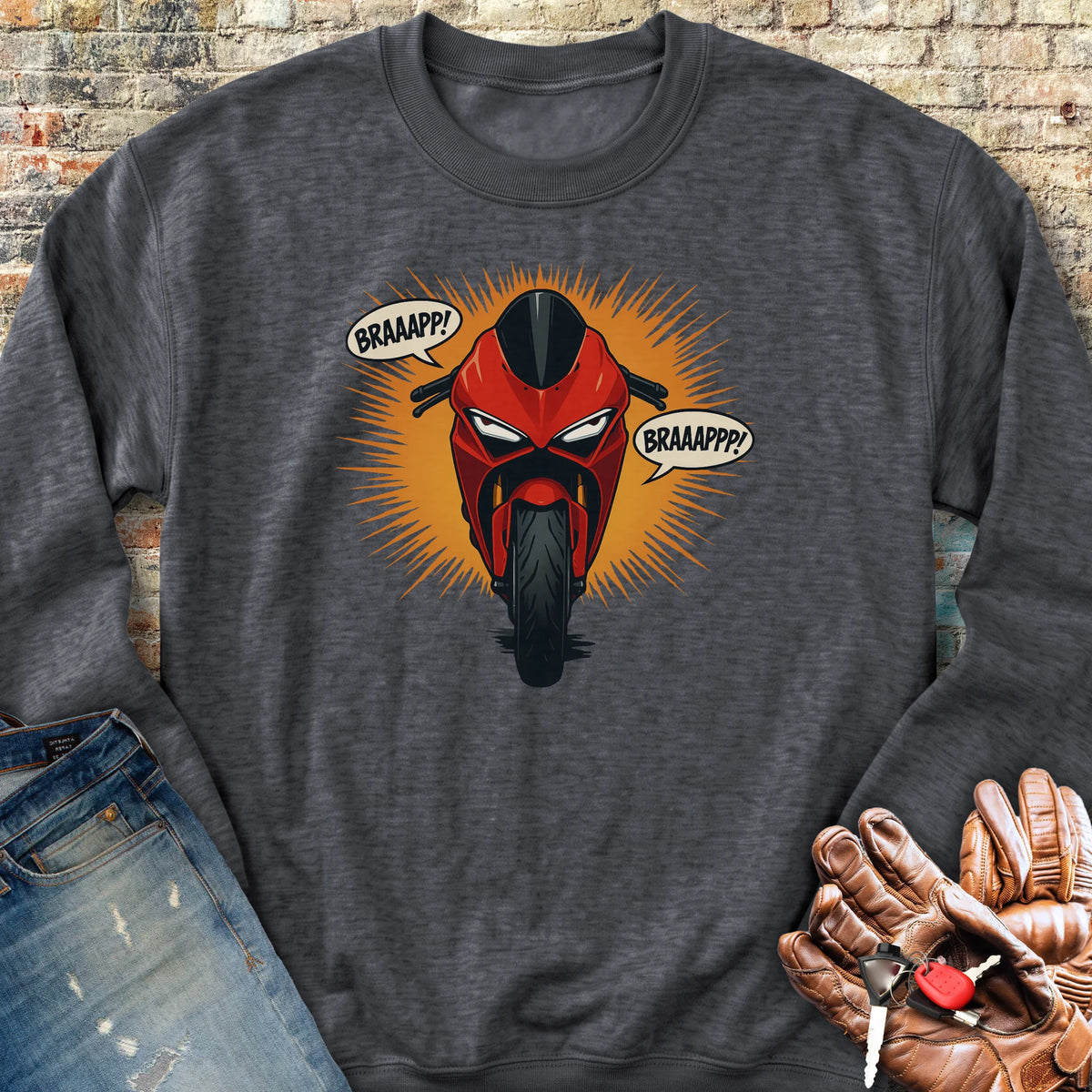 BRAAPPP Sweatshirt - Dark Heather