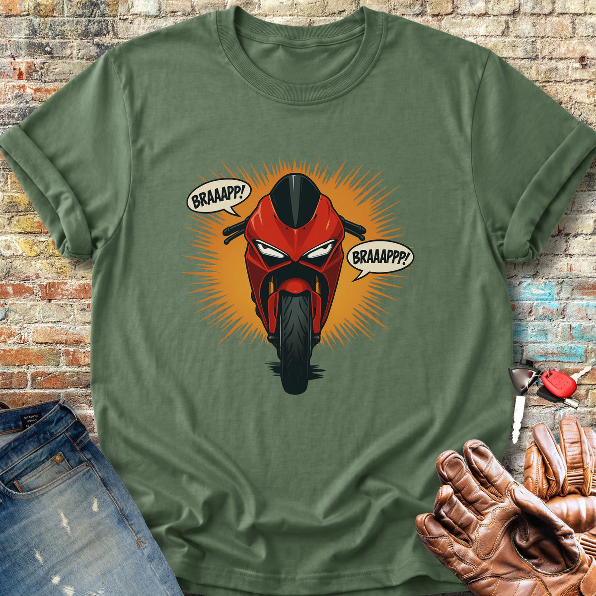 BRAAPPP Classic T-Shirt - Military Green